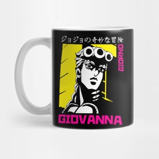 Giorno JJBA Anime Fanart Mug